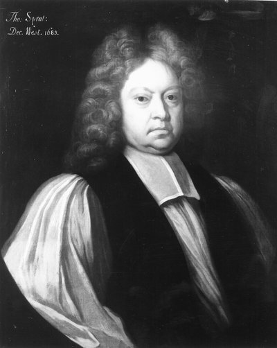 Portrait of Thomas Sprat, Bishop of Rochester and Dean of Westminster by English School
